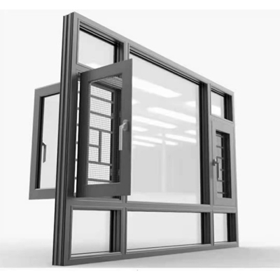 Moderne Hausdekoration Einflussfenster mit qualifizierter Hardware und hängender Vorhangart