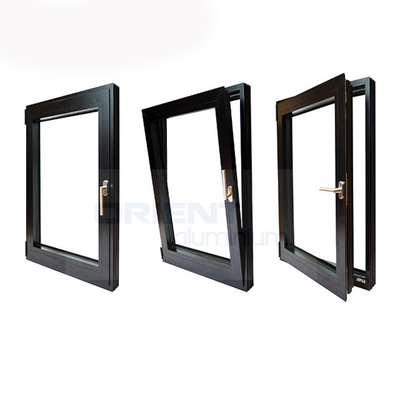 Moderne Hausdekoration Einflussfenster mit qualifizierter Hardware und hängender Vorhangart