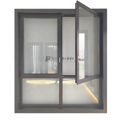 Horizontale Öffnungsmuster Aluminium-Gehäuse mit Jalousien für Küchenschutz