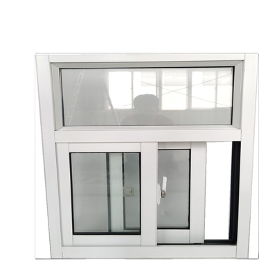 Magnetische Schirm-Aluminium-Glas-Schiebefenster mit Schiebeöffnung und Sicherheitsgrill