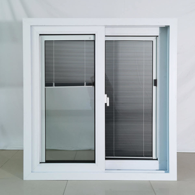 Großformatige Doppelglas-Aluminium-Rutschenfenster mit Glasfaser-Schirmnetzmaterial